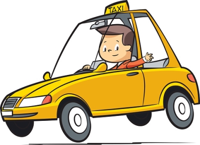 Cartoon Taxi Stock Illustration - Download Image Now - iStock